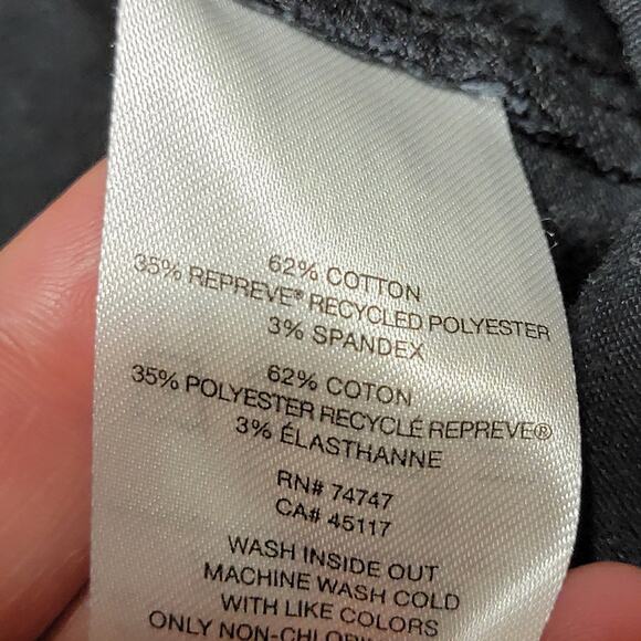 Natural Reflections Platinum Stretch Black & Red Plaid Pull-On Pants - Size XXL - Picture 9 of 9